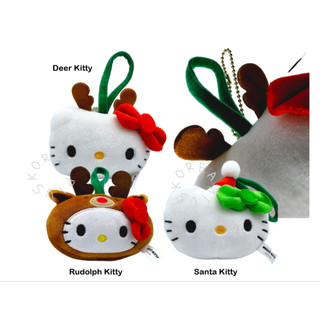 [Sanrio] Túi đựng mặt Hello Kitty Bộ sưu tập búp bê quyến rũ Vòng chìa khóa túicharm Túi kẹp diasokorea 1032171 1041349