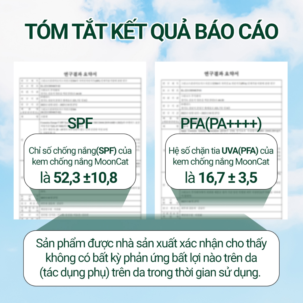 Ảnh Kem chống nắng dịu nhẹ ALWAYS BE PURE Moon Cat Skin Relief Green Tea Sun Cream SPF 50+/ PA++++ 4