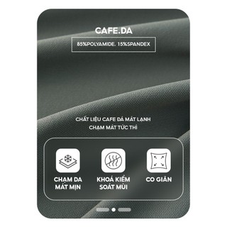 Áo polo nam cafe.da™ mát mịn seamless YODY chạm mát lạnh thoải mái MAPO25S033