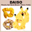 Dây buộc tóc Pokemon Pikachu (Vàng / Nâu / Lông Tơ)