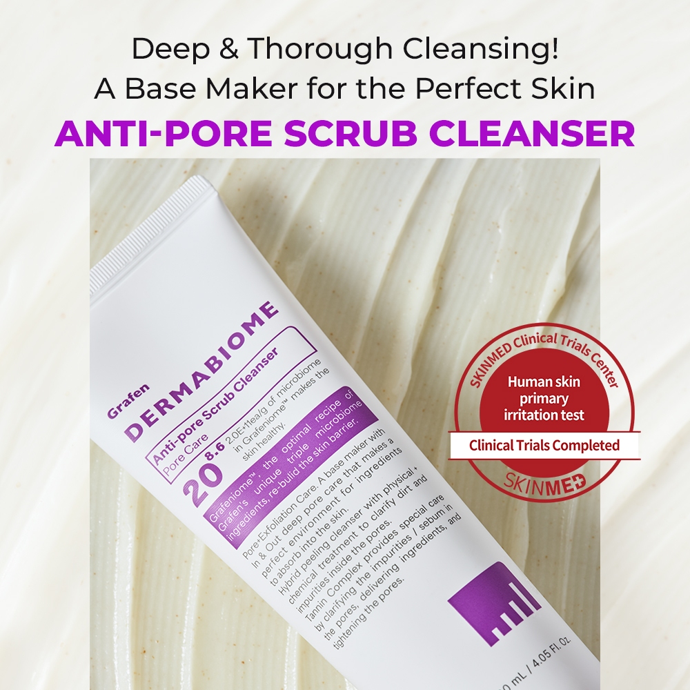 Ảnh Gói chăm sóc da tốt nhất Dermabiome (Kem chống nắng 50ml + Sữa rửa mặt tẩy tế bào chết 120ml + Sữa rửa mặt 80g) 4