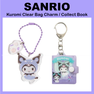 Kuromi Clear Bag Charm / Mini Collect Book