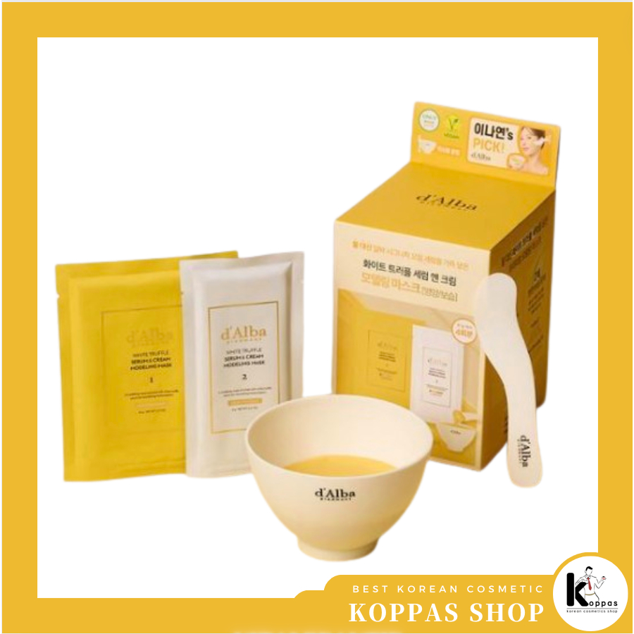 [D 'Alba] White Truffle Serum & Cream Modeling Mask Bộ Mặt nạ mô hình ...
