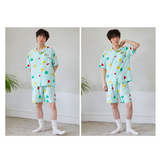 [Spao] Shinchan 2024 Bộ đồ ngủ ngắn tay Crayon Shin Chan thiết kế mới