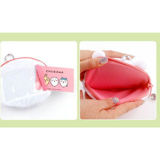 Chiikawa Túi Đựng Tiền Xu Thẻ Ví KeyRing
