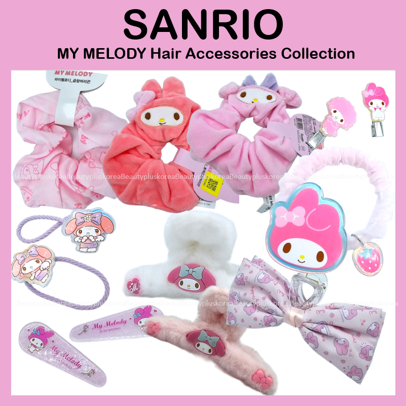 [Sanrio] Bộ sưu tập phụ kiện tóc daiso MY MELODY Hàn Quốc