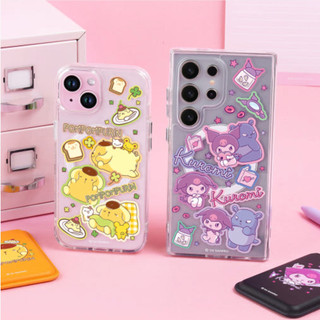 Nhân vật Sanrio - ốp lưng từ tính họa tiết trong suốt tương thích với iphone 16 15 14 13 12 11 pro max s25 s24 s23 ultra plus