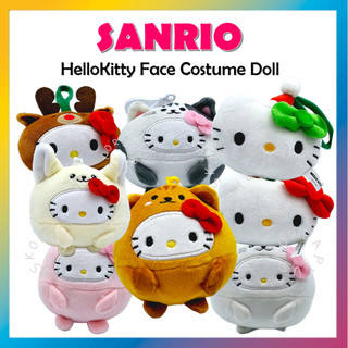 [Sanrio] Túi đựng mặt Hello Kitty Bộ sưu tập búp bê quyến rũ Vòng chìa khóa túicharm Túi kẹp diasokorea 1032171 1041349