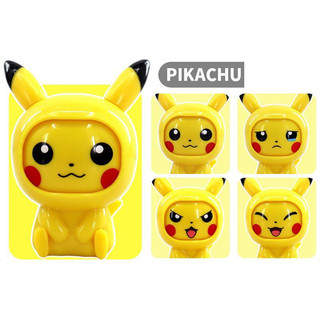 Bộ hình thay đổi khuôn mặt Pokemon & Poke Ball 1 gói