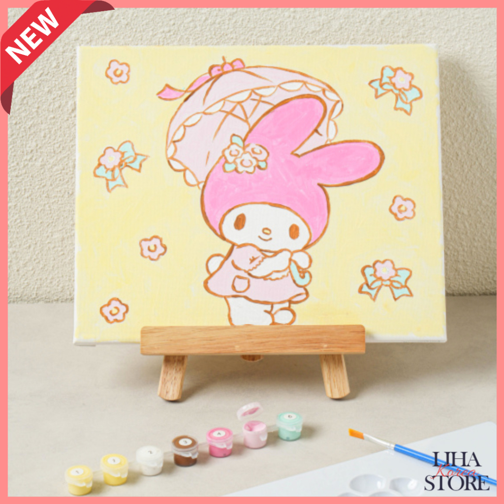 Bộ tranh Sanrio My Melody Tranh nghệ thuật Tranh tự vẽ My Melody tô màu ...