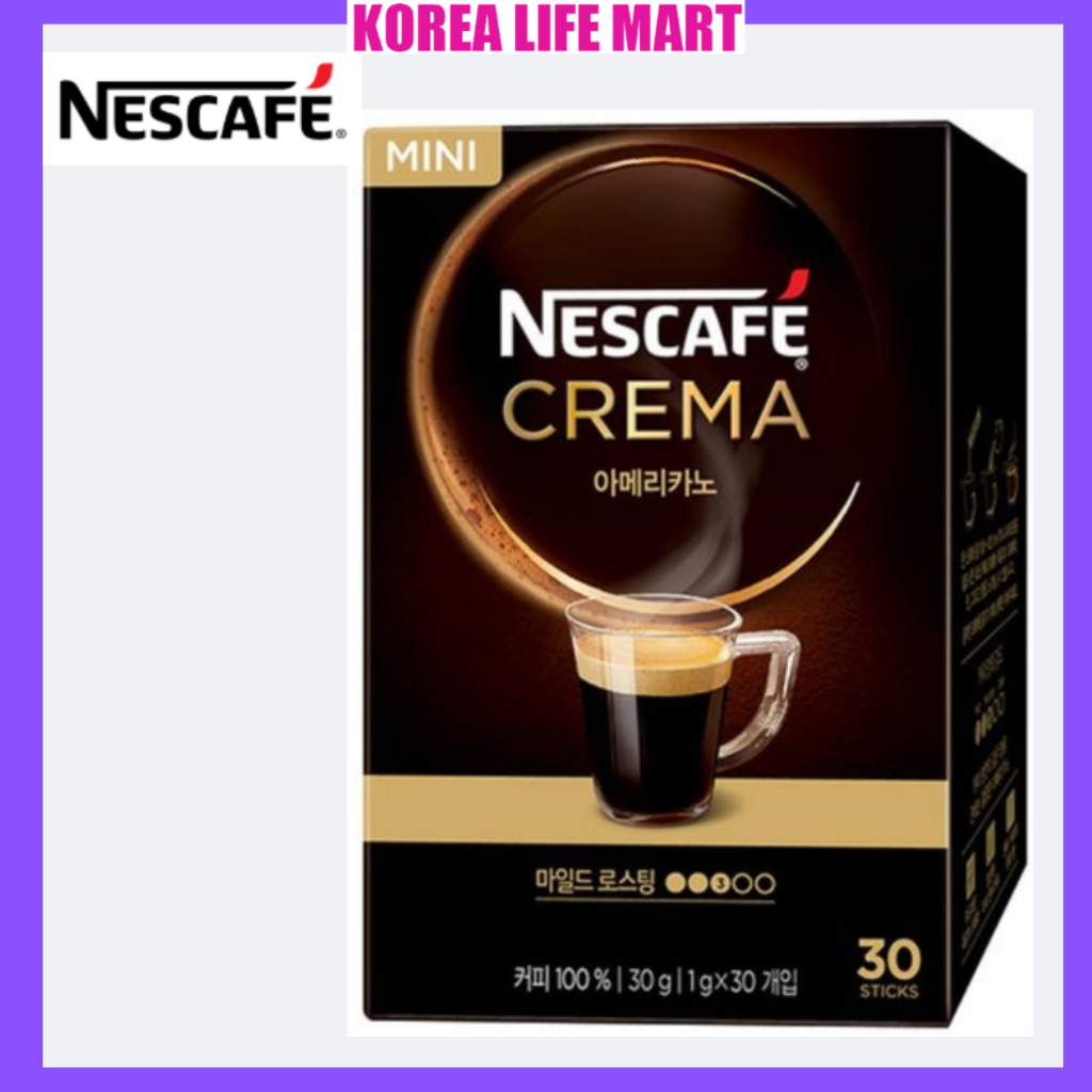 Nescafé Crema Mini 1g (30 que) – Americano mịn màng & nhẹ nhàng ...