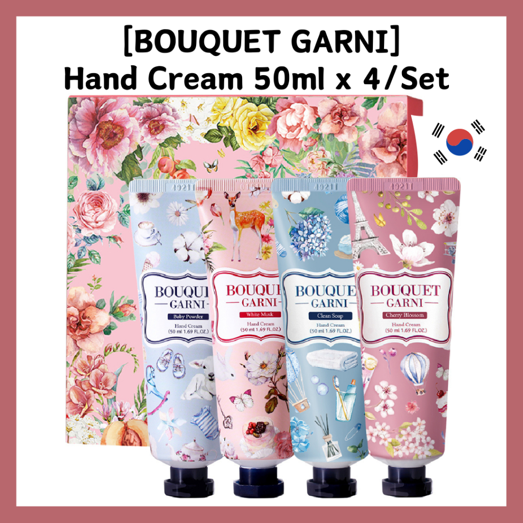 [Bouquet GARNI] Bộ kem dưỡng tay (50ml x 4) / Từ Hàn Quốc | Shopee Việt Nam