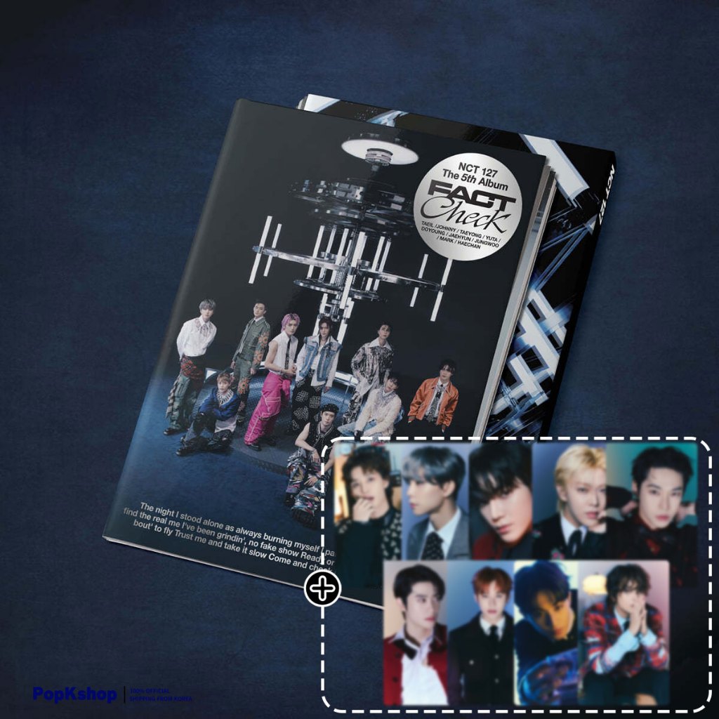 [GIFT] NCT 127 5th Album FACT CHECK Chandelier Photobook Ver | Shopee ...