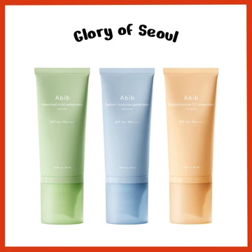 [Mới] Kem chống nắng Abib, 50mL (3 loại) | Spf50 + PA + + + + Ống giảm kem chống nắng nhẹ Heartleaf / Kem chống nắng Sedum hyaluron Ống nước / Kem chống nắng Glutathiosome CC Ống săn chắc