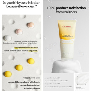 [CellFusion C] Sữa rửa mặt tạo bọt làm sạch sâu lỗ chân lông 150mL