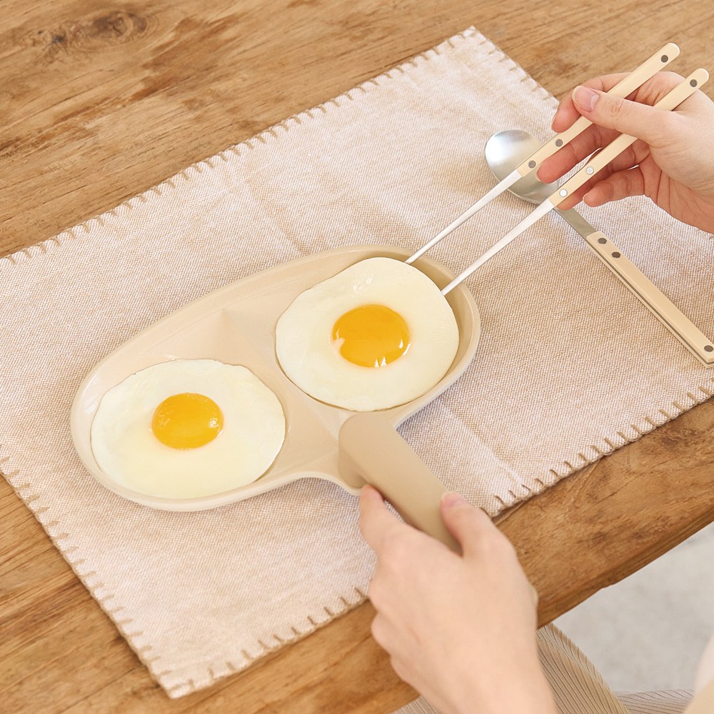 TRUECOOK Tấm phủ gốm 2 lỗ chảo trứng • Tương thích cảm ứng IH