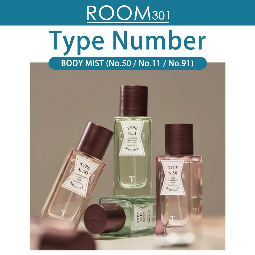[TYPE No.] Type Number Body Mist 50ml (N.50 soul water / N.91 Wonder ...