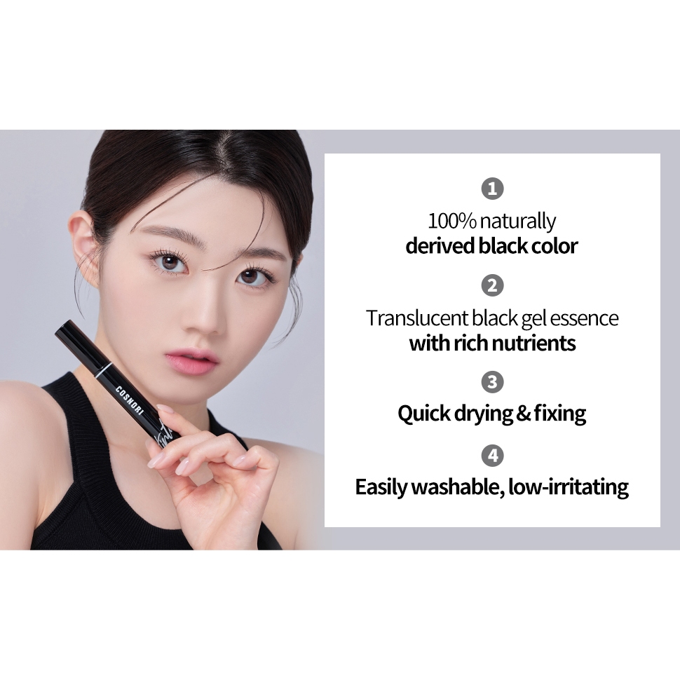 [COSNORI] Serum nhuộm lông mi màu đen đậm