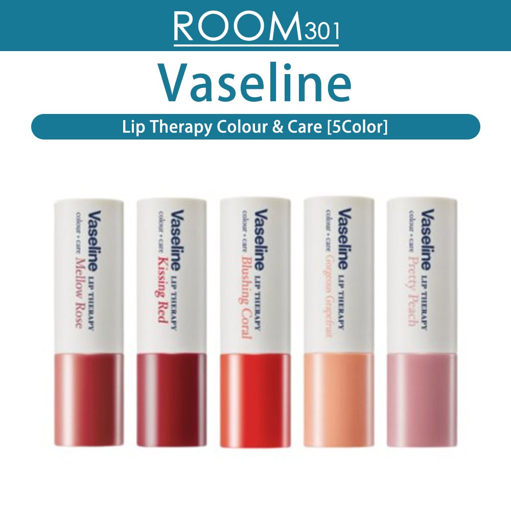 [Vaseline] Lip Therapy Colour & Care / Son dưỡng môi trị liệu màu sắc ...