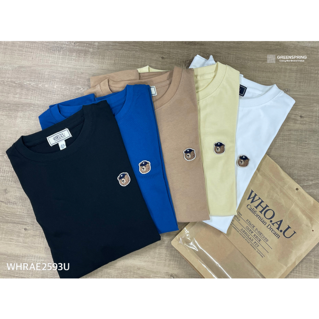 Ảnh Set Áo Thun Steve 2PACK Patch T-shirt Unisex Style | WHRAE2593U 2