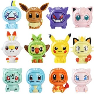 Bộ hình thay đổi khuôn mặt Pokemon & Poke Ball 1 gói