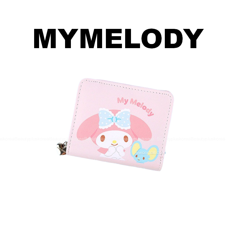 [Sanrio] Ví bỏ túi nhân vật Sanrio (Mymelody / Keroppi / Pompompurin / Kitty)