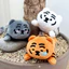 Móc khóa quyến rũ túi búp bê hổ (Cam / Trắng / Đen)