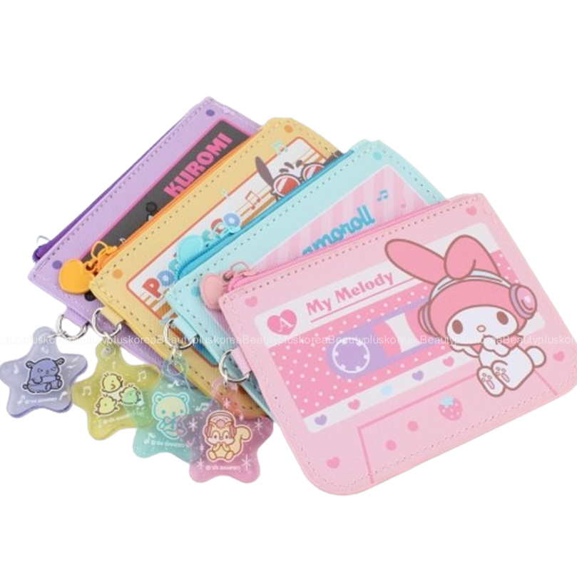 [Sanrio] Ví đựng thẻ dây đeo Newtro (Kuromi / Cinnamoroll / Pochacco / Mymelody)
