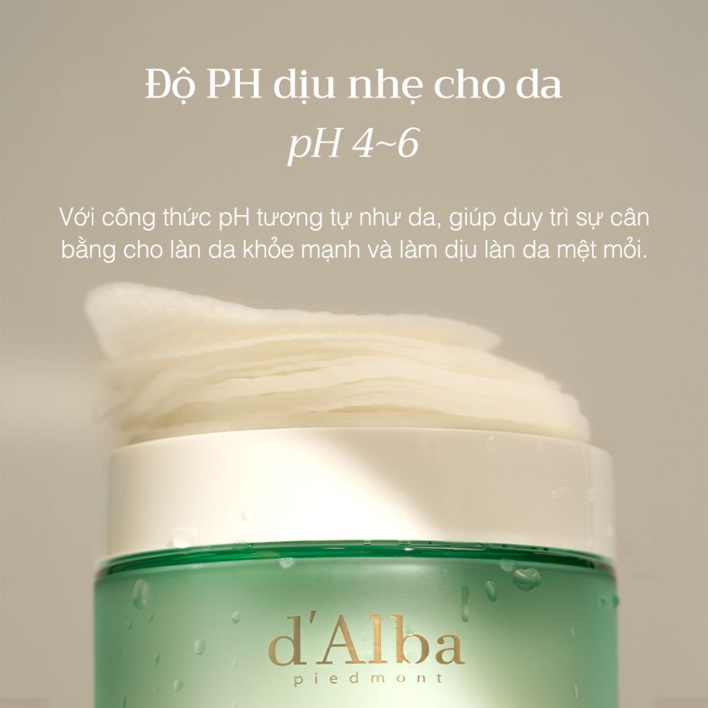 Ảnh Toner Pad rau má cấp ẩm và tẩy da chết dịu nhẹ hàng ngày (50 miếng,165ml) 1