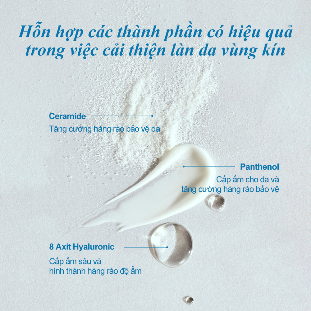 [Lactomedi Official] KEM DƯỠNG VÙNG KÍN 15ml | KEM BÔI LÀM DỊU VÙNG DA BỊ MẨN ĐỎ & KÍCH ỨNG