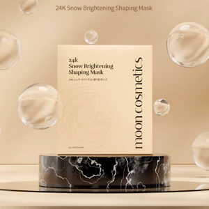 Moon Cosmetics Mặt nạ chia sẻ làm sáng tuyết 24K