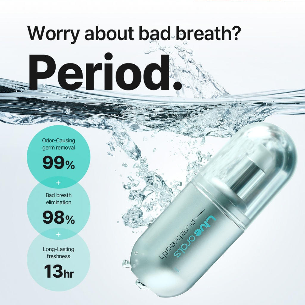 Tinh chất súc miệng đậm đặc Liveorals PureBreath 50ml | 114x đậm đặc | Một giọt thần kỳ