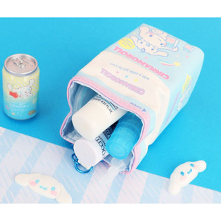 Sanrio Milk Kawaii Carton Túi đựng mỹ phẩm Móc khóa Cinnamoroll My Melody Hello Kitty