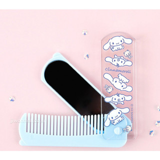 Bộ lược và gương gấp Sanrio Kuromi Pochacco My Melody Cinnamoroll Pompompurin Pocket Lược