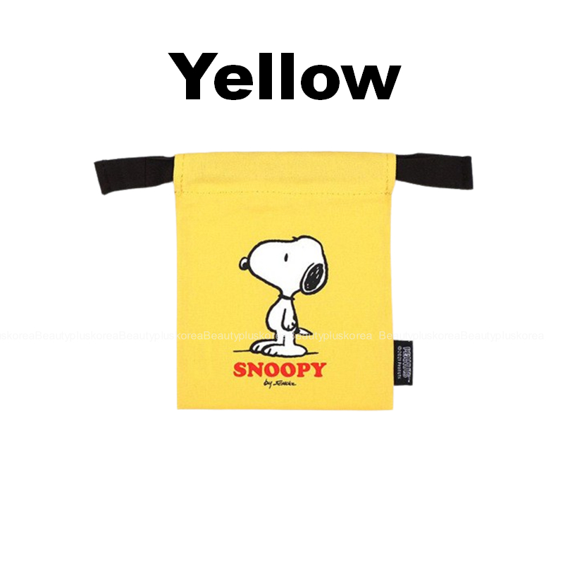 [Snoopy] Túi dây đậu phộng nhỏ (Ngà / Vàng)