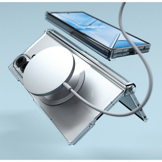 Vỏ bản lề Vỏ cứng trong suốt từ tính cho galaxy z fold 7