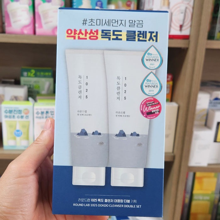 OLIVE YOUNG EDITION [200ml x 2EA] 1025 Sữa rửa mặt Dokdo 200ml (Chăm sóc da Hàn Quốc, Làm đẹp Hàn Quốc, K-Beauty)