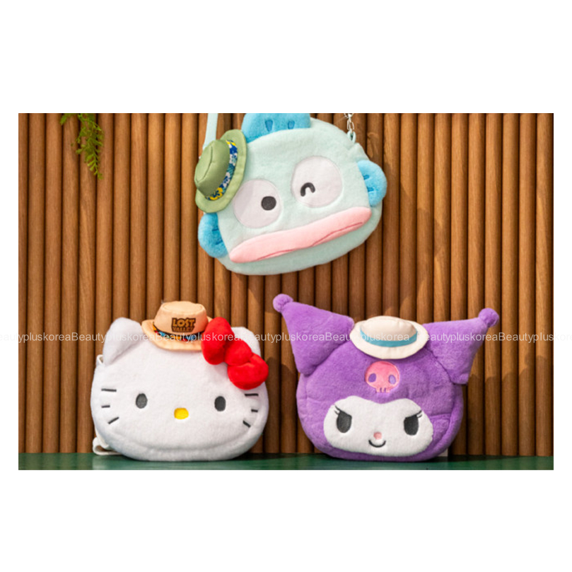 [SANRIO] Túi đeo chéo Everland X Sanrio (Kitty / Mymelody / Kuromi / Cinnamoroll / Pochacco / Hangyodon)