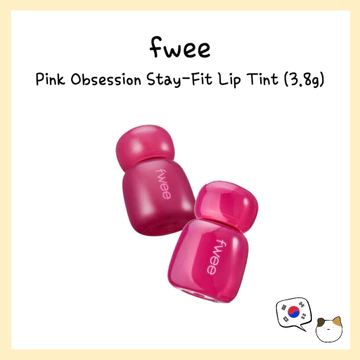 Fwee Pink Obsession Stay-Fit Lip Tint (3.8g) - vận chuyển từ Hàn Quốc