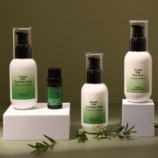 <Odorata / Neferra> Chăm Sóc Mụn + Se Khít Lỗ Chân Lông / Serum Xanh với Tràm Trà + Lô Hội 100ml