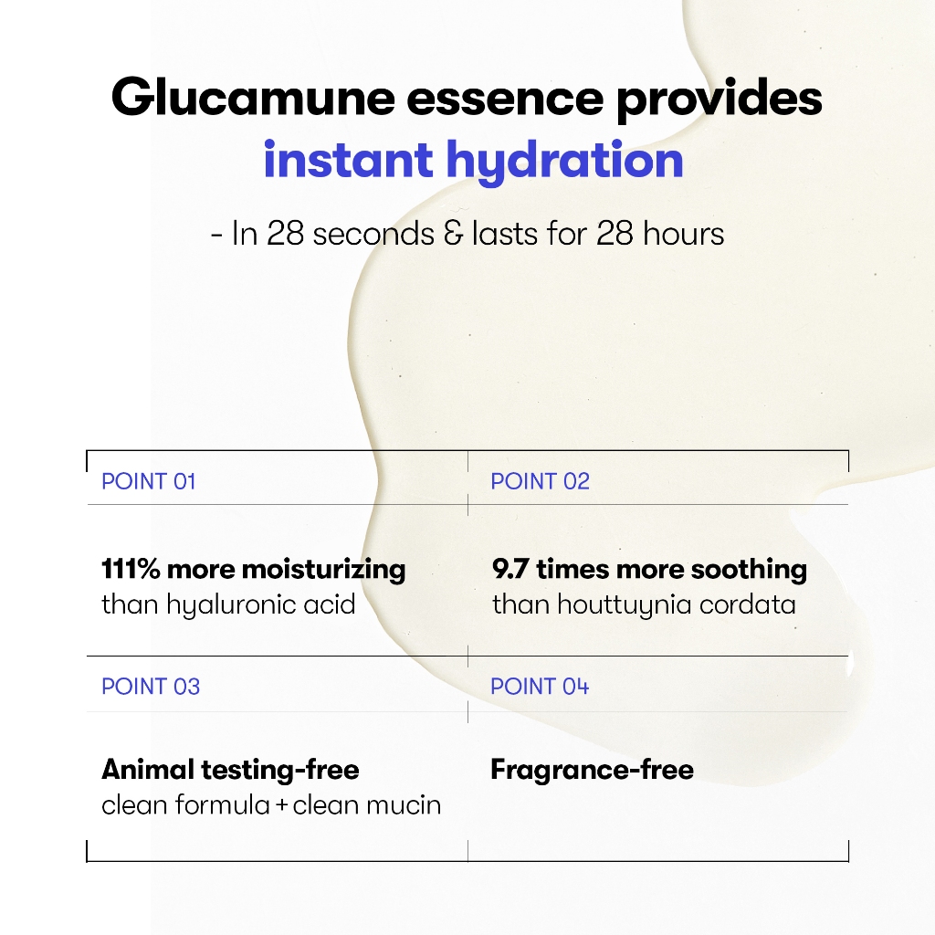 [Vt] Tinh chất Glucamune 100ml Dưỡng ẩm an toàn, chăm sóc dịu nhẹ [Flagship chính thức]