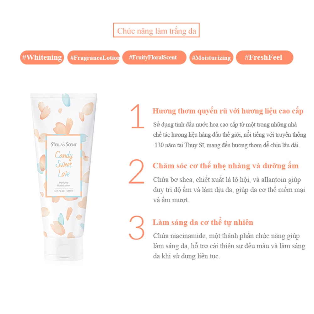 Sữa dưỡng thể Stella 's Scent Body Lotion 200ml