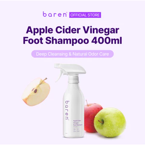 Dầu gội chân giấm táo BAREN, 400ml