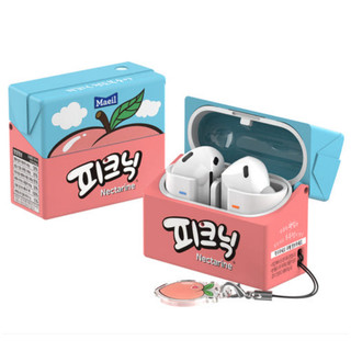 Hộp đựng nước giải khát Samsung Collaboration Hàn Quốc dành cho galaxy buds 3 / 3 pro - đào dã ngoại sữa chuối