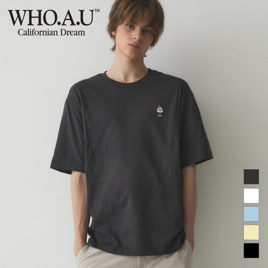 Ảnh Set Áo Thun Steve 2Pack Solid T-Shirts Unisex Style I WHRAE2351U 4