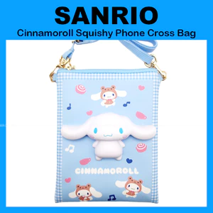 SANRIO Túi Đeo Chéo Đựng Điện Thoại Hình Cinnamoroll Đáng Yêu