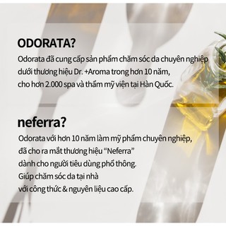 <Odorata / Neferra> Làm Dịu + Chăm Sóc Mụn / Tinh Chất Dưỡng Da Mặt với Tràm Trà 20ml
