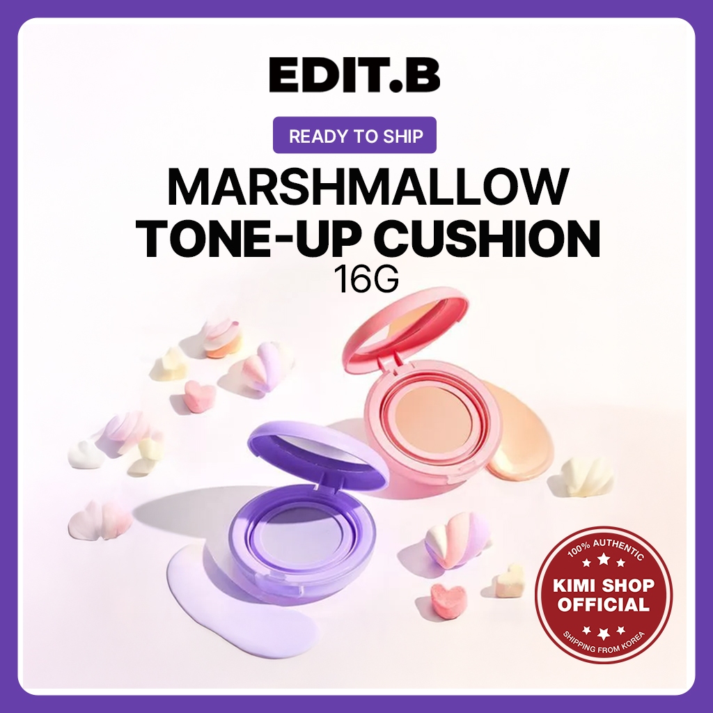[EDIT.B] Edit B Marshmallow Tone Up Cushion 2 Màu 16g SPF 50 + / PA ...