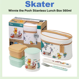 Bình cách nhiệt ngoài trời Winnie the Pooh 560ml Hộp cơm trưa bento KCLJC6AG