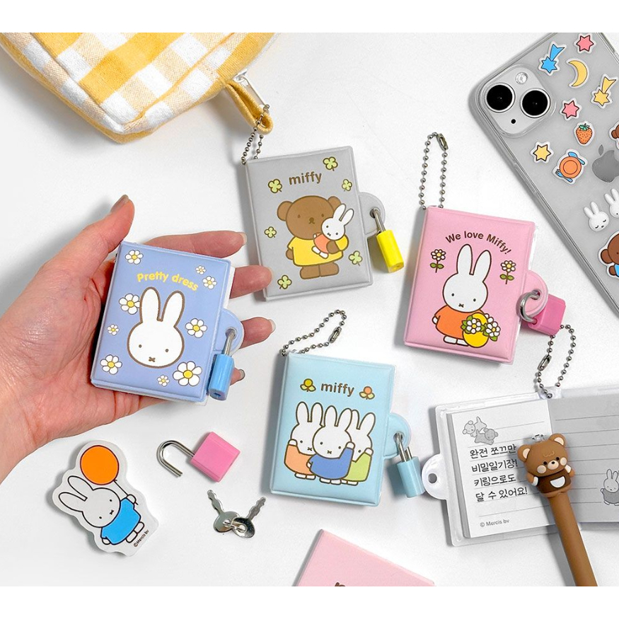 [MIFFY] Sổ tay Mini bí mật có móc khóa – Thiết kế ngẫu nhiên